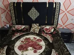 King Bed/Bed set/Bed Dressing/Poshish Bed/Side Tables/Bedroom Set sale