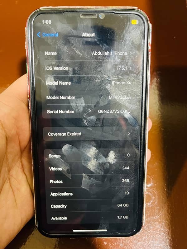 iPhone XR 64gb red color Factory 2