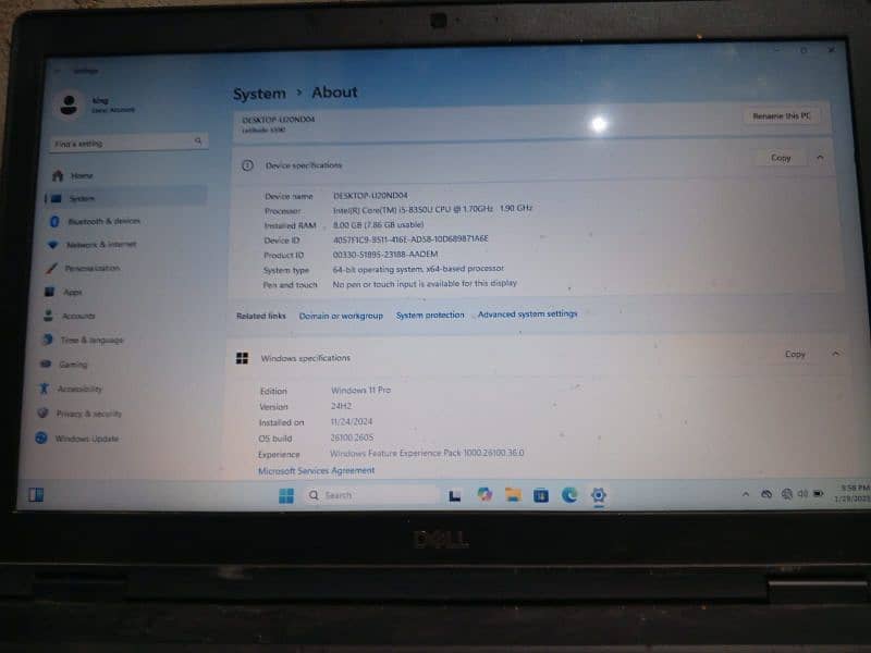 Dell core i5 8th generation 2