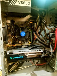 I5 4th Gen Rx580 (8gb) with (FREE)VGA cable, Keyboard &Mouse