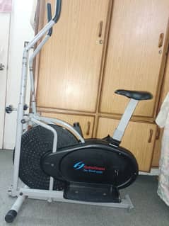 Elliptical Air bike Exercise Cycle Gym Fitness Treadmill Machine