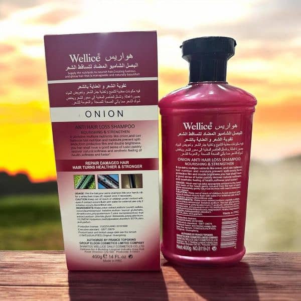 wellice onion anti hair loss shampoo 1