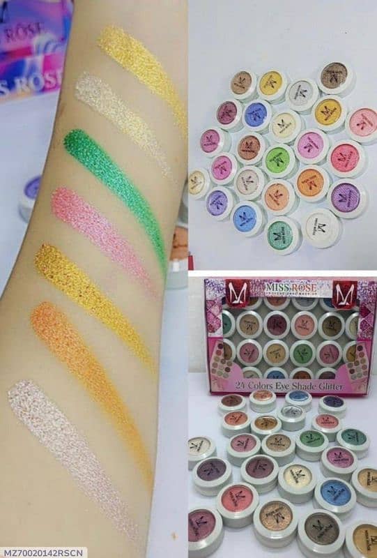 12 pcs matte and glitter Eyeshadow 2