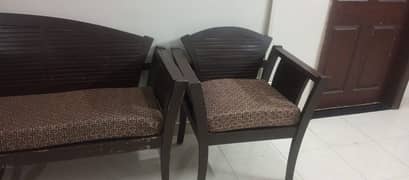 5 seater lakri ka sofa