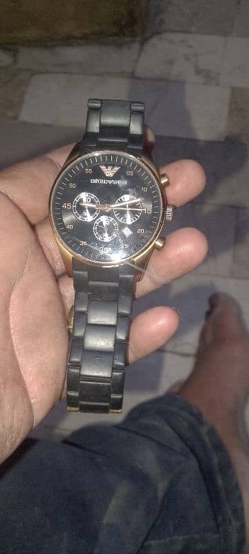 Get used Emporio Armani Watch like Brand New condition 0