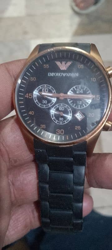 Get used Emporio Armani Watch like Brand New condition 1