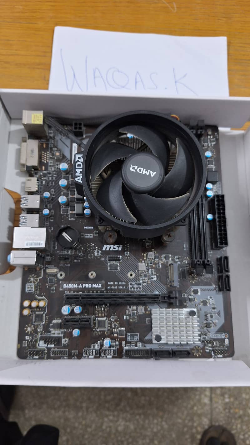 MSI Motherboard PRO B550M-P and B450MA PRO MAX 2