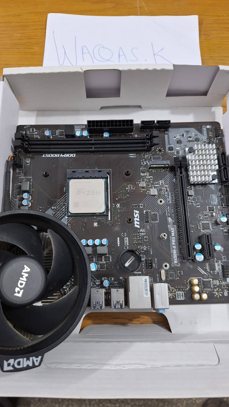 MSI Motherboard PRO B550M-P and B450MA PRO MAX 3