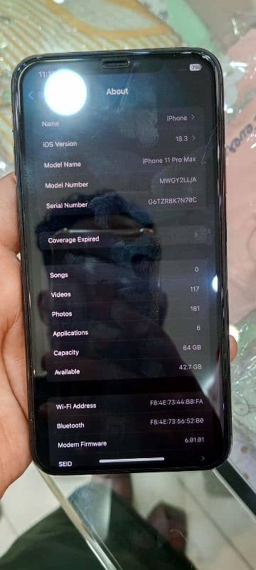 iphone11 pro mux 64 gb 5