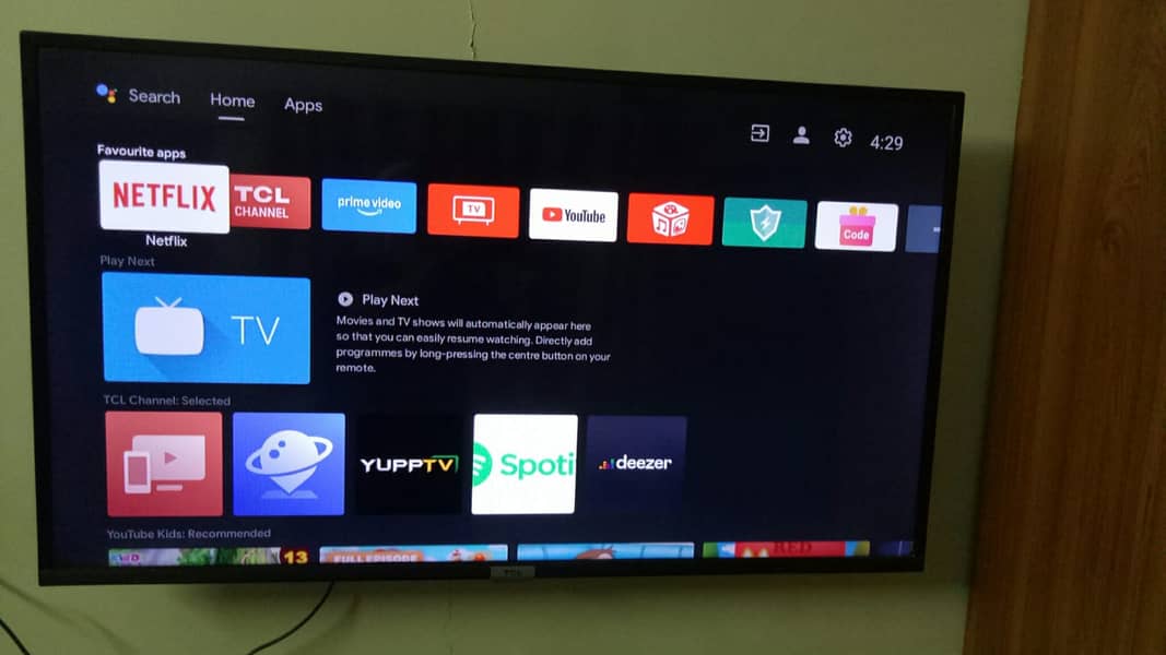 TCL SMART LED TV ANDROID 40" 0