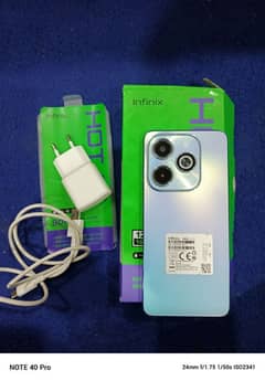 infinix Hot 40i Just Box Open 10//0 With Complete Box Charge