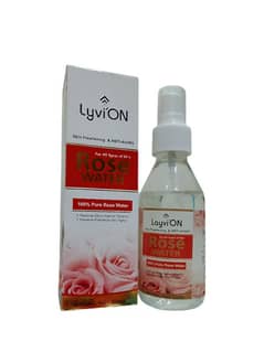 100 % Pure, Rose Water by Lyvi`ON 120ml, Cash on Delivery available