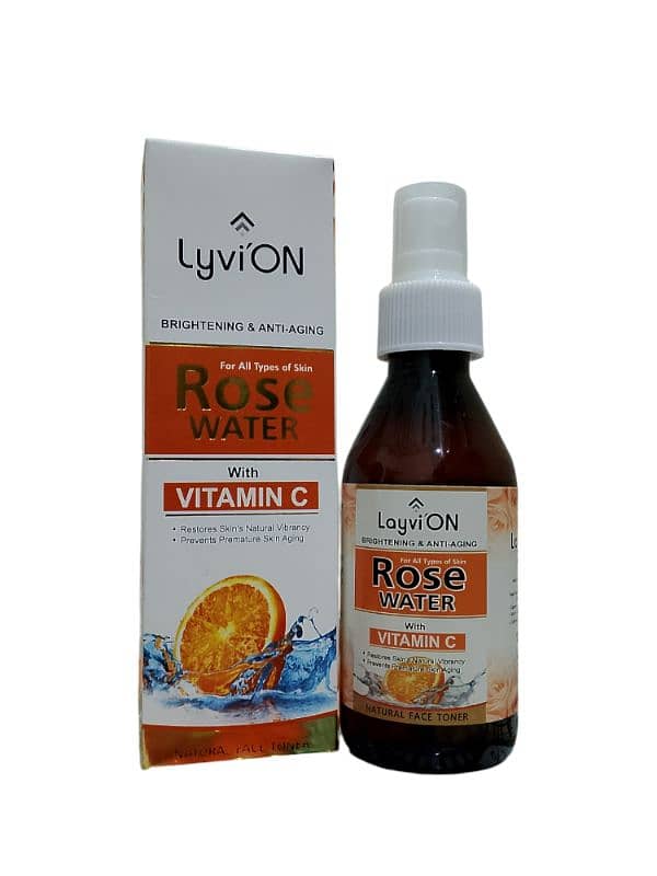 100 % Pure, Rose Water by Lyvi`ON 120ml, Cash on Delivery available 3