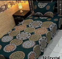 4 pcscrystal cotton printed single bedsheet