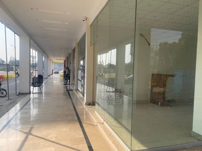 Double Shop On Ground Floor Available For Rent In Dream Garden 10