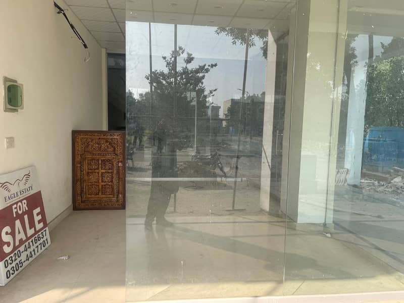 Double Shop On Ground Floor Available For Rent In Dream Garden 11