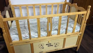 baby cot with mattress