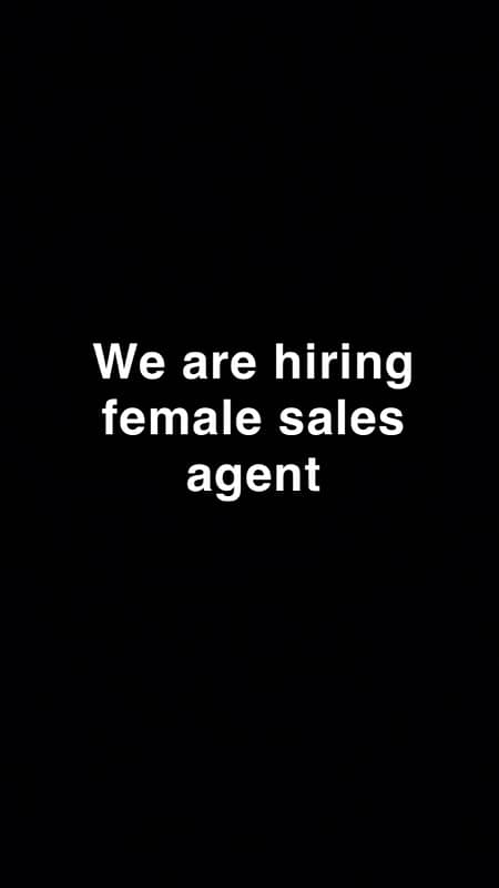 Female Call Sales Agent 0