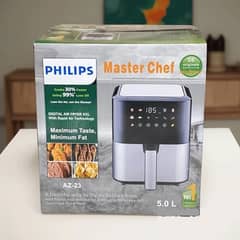 Philips Master Chef 5.0L Digital Air Fryer – 30% Faster, 99% Less Oil