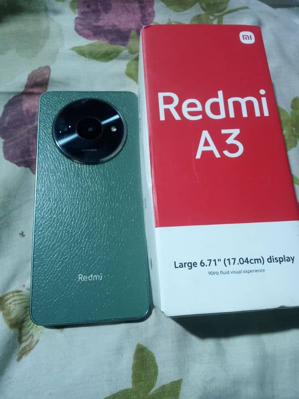 Redmi A3 with Box Ram4/Rom64 Contact:03270453449 0