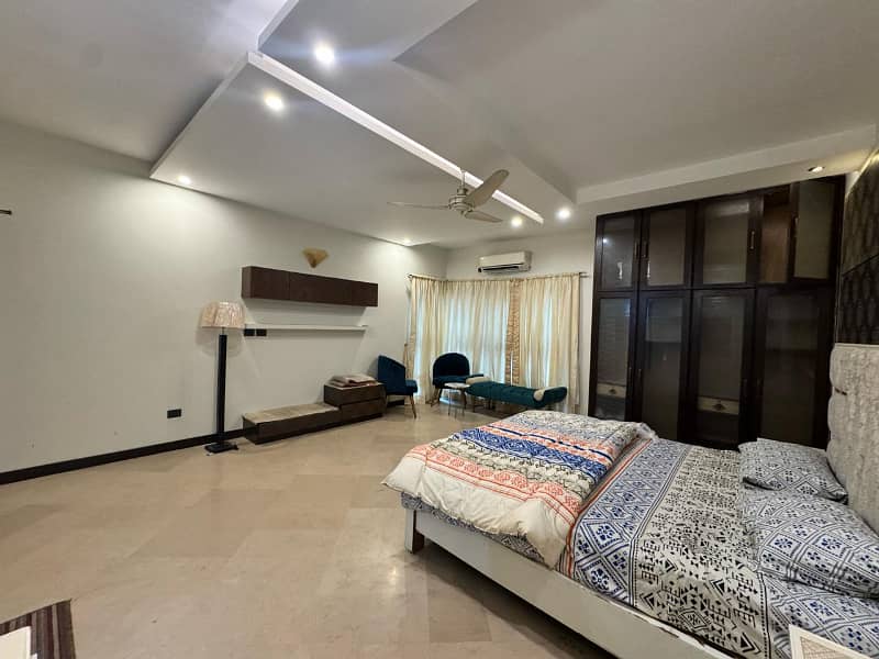 1 Kanal Fully Furnished Full Basement Bungalow Is Available For Rent In Best Block Of DHA Phase 5 Lahore. 30