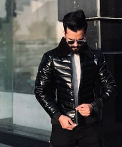 Black Dapper leather Jacket