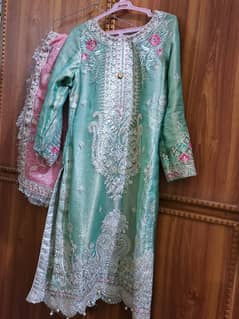 tilla work mehndi  suit one time wear