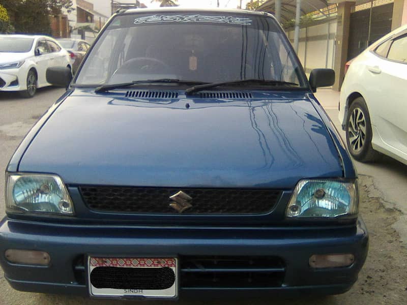 SUZUKI MEHRAN VXR MODEL 2011 METALLIC BLUE VERY GOOD CONDITION 4