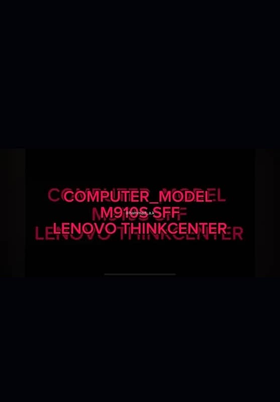 LENOVO_THINK_CENTER (MODEEL NM9105. SFF) 7th Generation. 0