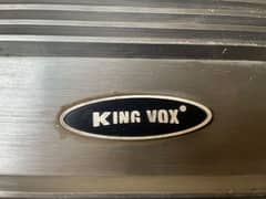 king vox 4 channel amp nd pioneer speakers