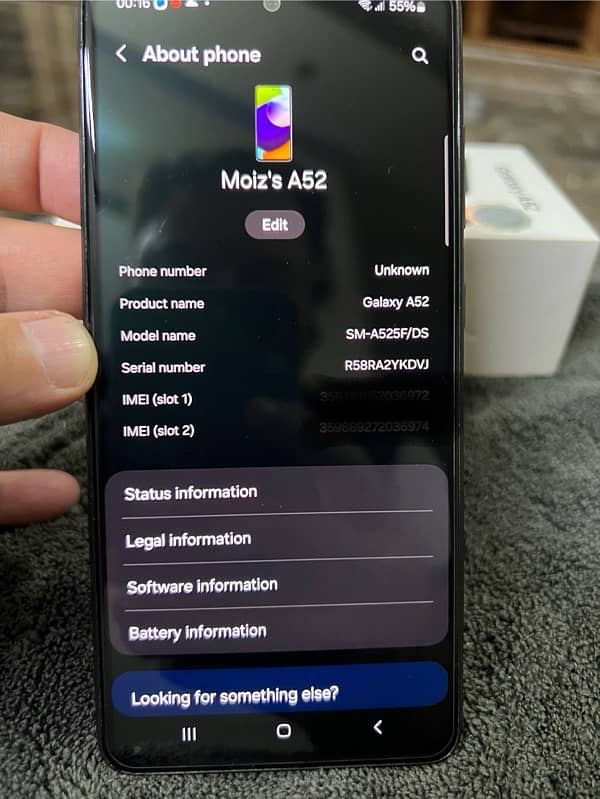 samsung A52 8/128, official pta, conditon just like new 1