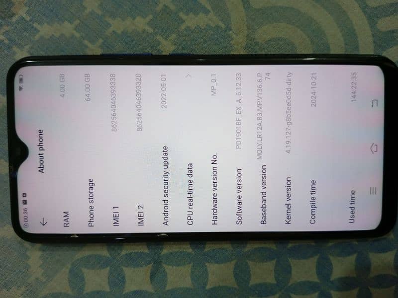 vivo y15 new condition best working battery timing bhi best hai 4/64 7