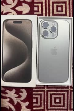 Iphone 15pro with box