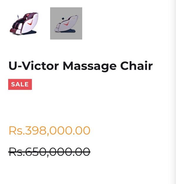 ZERO'S U-VICTOR MASSAGE CHAIR 3