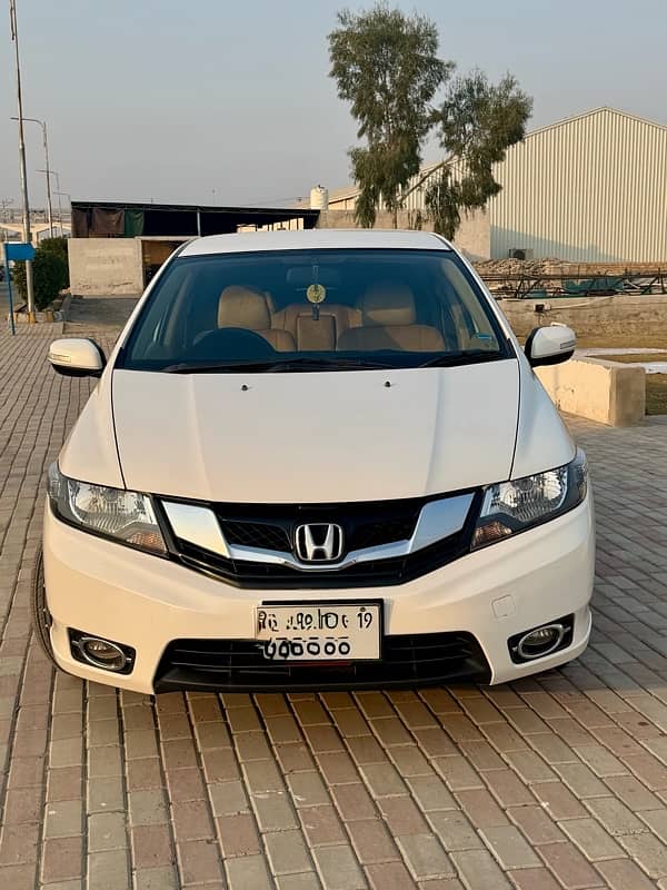 Honda City Aspire 2018 1.5 white wooden interior 1