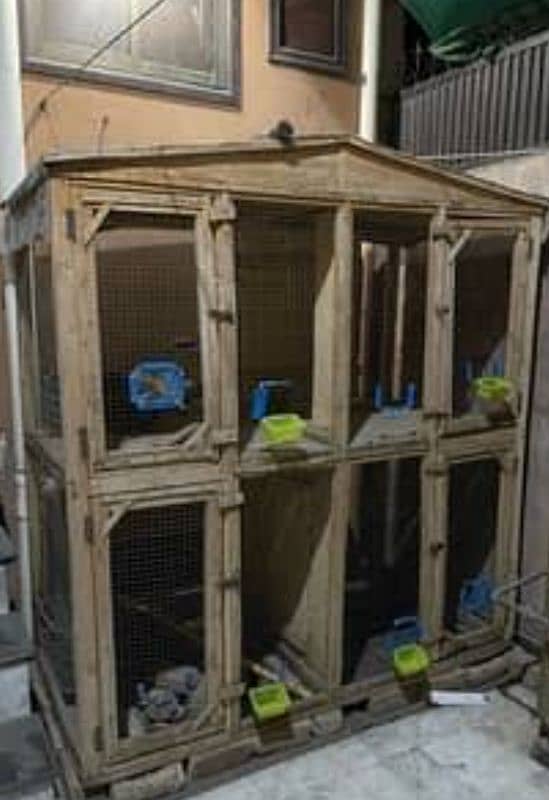 wooden cage for birds 1