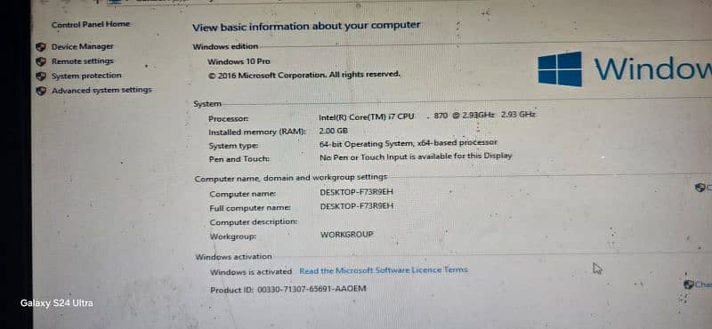 Computer system core i7 with computer table 1