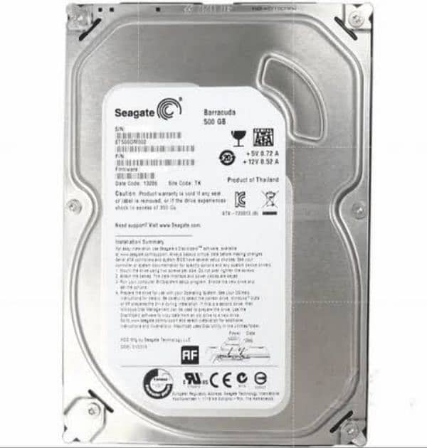 500 GB Hard Drive 0