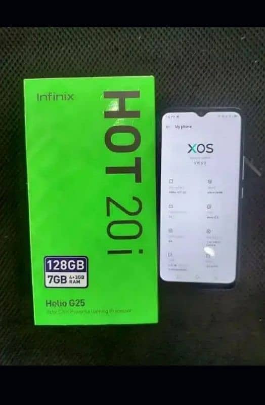 Infinix hot 20i pack set hai one hand use hua hai condition 10by10 hai 1