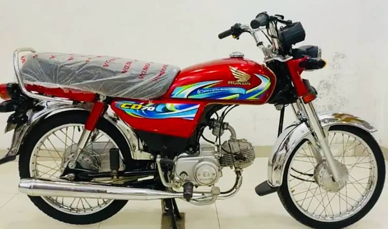 Honda cd70model 2024 Hyderabad number new bike urgsale 3