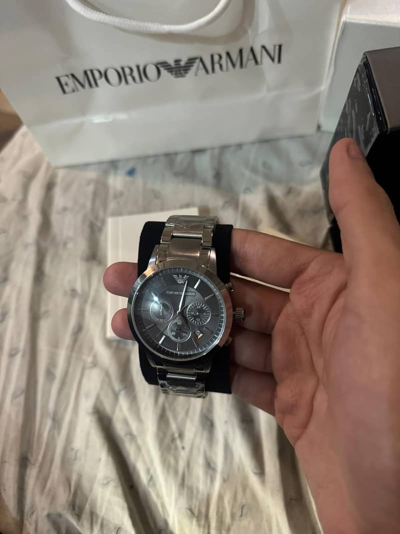 emporio armani stainless steel watch for men 5