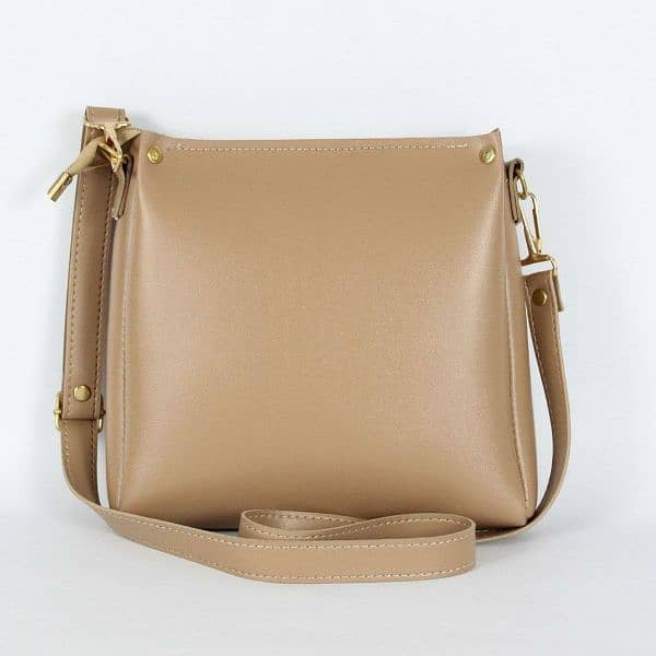 Girl's Rexine Plain Hand Bag 1