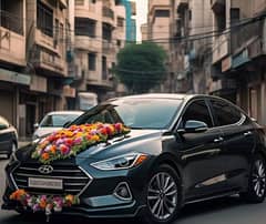 Rent A Car (Elantra 2022 Black Colour)