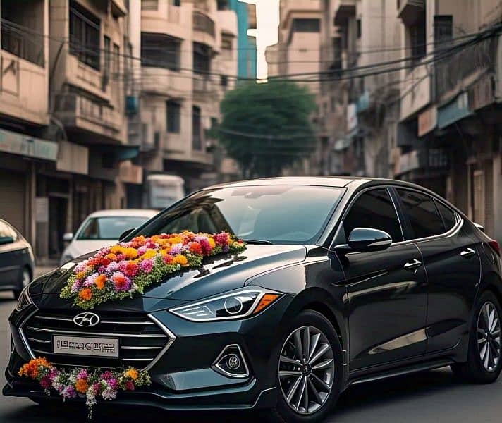 Rent A Car (Elantra 2022 Black Colour) 0