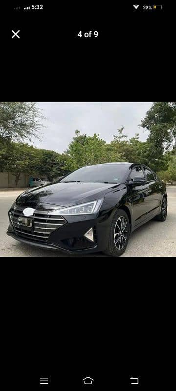 Rent A Car (Elantra 2022 Black Colour) 1