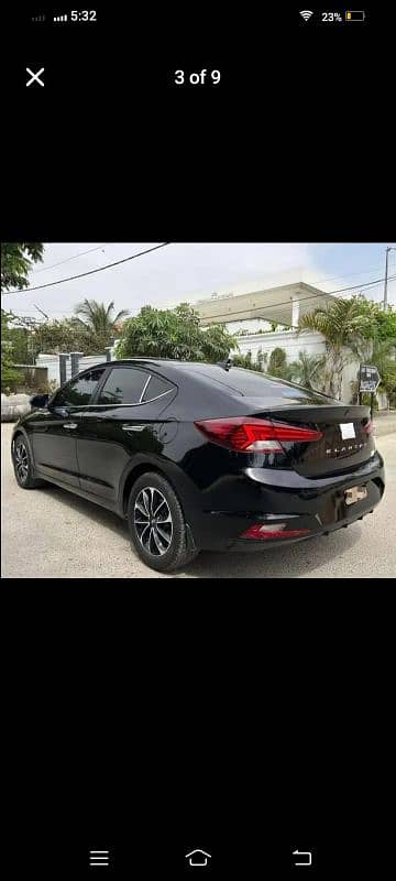 Rent A Car (Elantra 2022 Black Colour) 2