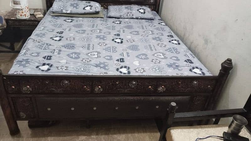 steel bed king size without metress 1