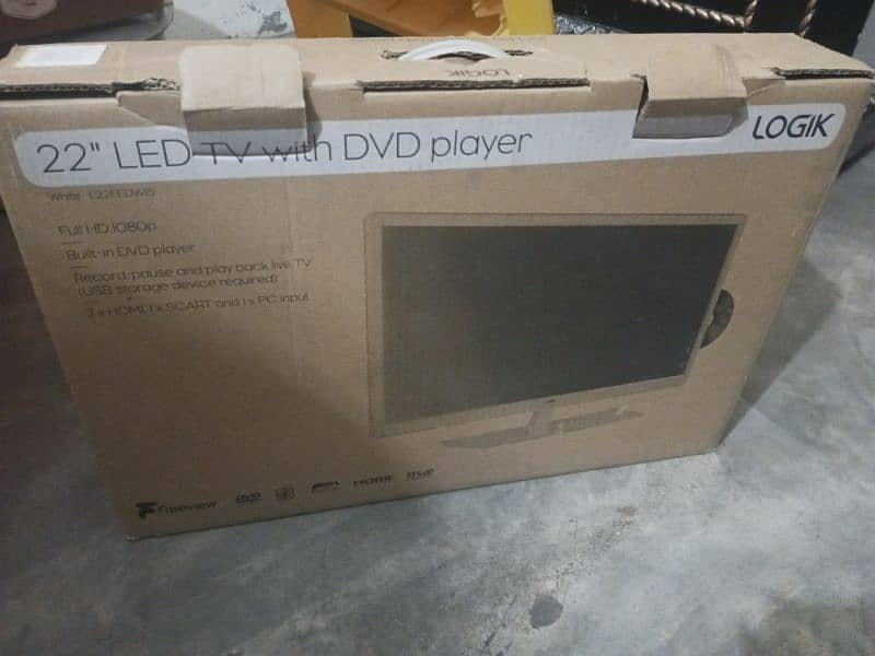 led tv with DVD player 2