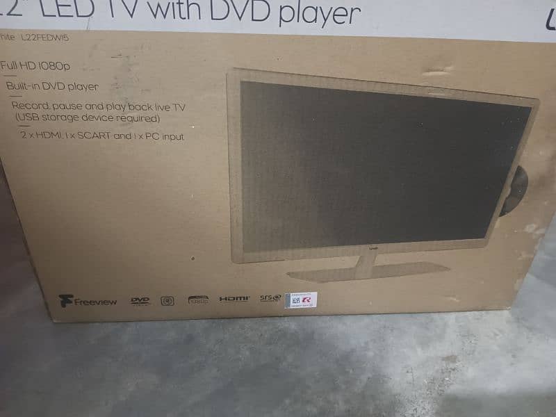 led tv with DVD player 4