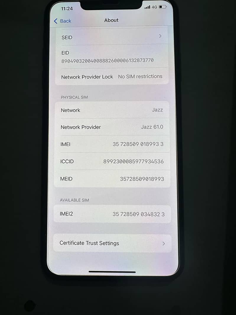 Apple iPhone XS Max (03104703590 WhatsApp only) 7